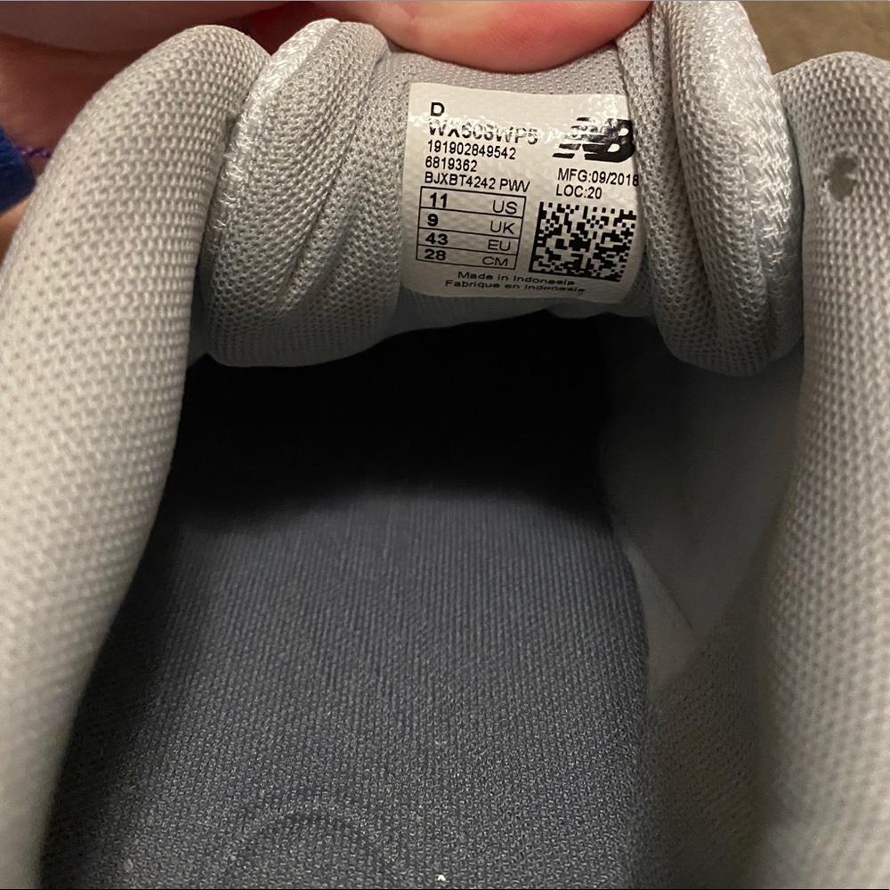 new balance pink and grey shoes